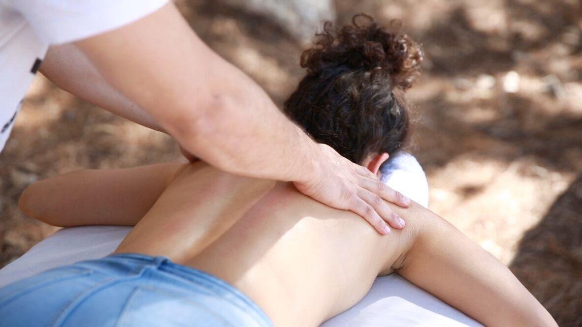 Outdoor massage and bodywork